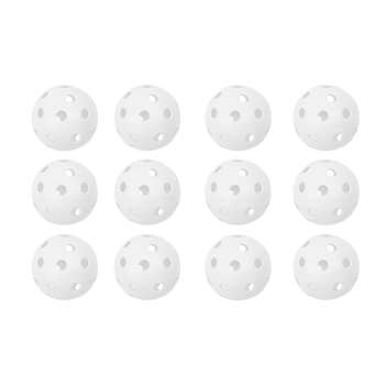 12Pk White 12&quot; Plastic Softball, CHSPLSB