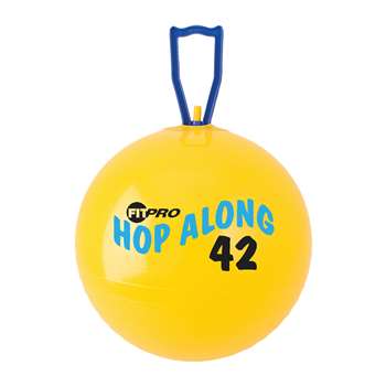 Fitpro 16.5In Hop Along Pon Pon Ball Yellow Junior By Champion Sports