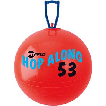 Fitpro 20.5In Hop Along Pon Pon Ball Red Medium By Champion Sports