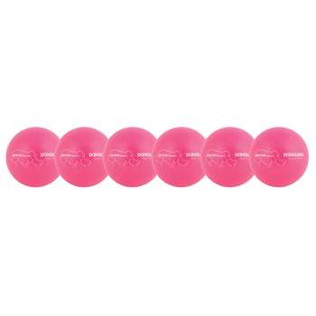 Dodgeball Set/6 Rhino Skin Pink, CHSRXD6NPSET