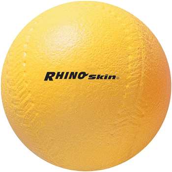 4&quot; Yellow Coated Foam Softball High Density, CHSSB4