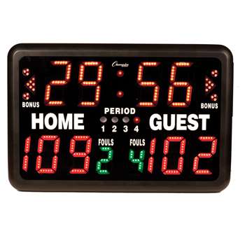 Electronic Scoreboard Multi-Sport Tabletop Indoor, CHST90