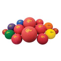 14 Asst Sizes Playground Ball Set, CHSUPGSET1