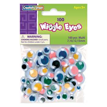 Wiggle Eyes Asst Size(100) Multi By Chenille Kraft