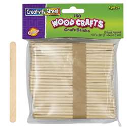 Craft Sticks Natural Color 150/Pk, CK-367501