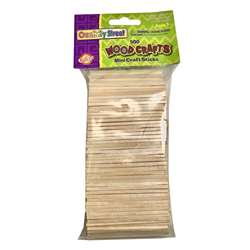 Mini Craft Sticks 500 Pieces Natural By Chenille Kraft