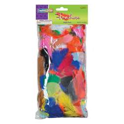 Feathers Bright Hues 1 Oz Bag By Chenille Kraft