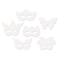 Die Cut Mardi Gras Masks 24Pk By Chenille Kraft