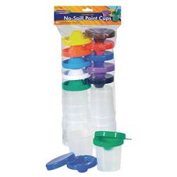 No Spill Paint Cups 10/Pk Dual Lid Storage Cups By Chenille Kraft