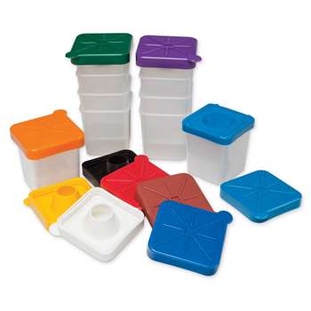 No-Spill Paint Cups Square By Chenille Kraft