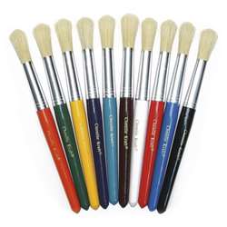 Colossal Brushes Set Of 10 Assorted Colors By Chenille Kraft