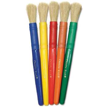 Colossal Brushes Set Of 5 Assorted Colors By Chenille Kraft