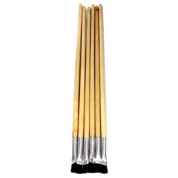 Black Bristle Easel Brush 6-Set 1/4 W X 7/8 L By Chenille Kraft
