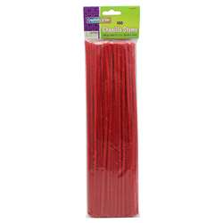 Chenille Stems Red 12 Inch By Chenille Kraft