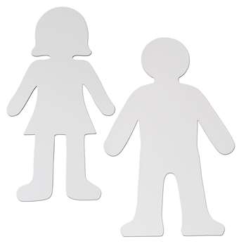 Whiteboard People Shapes 10/Set By Chenille Kraft