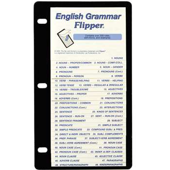English Grammar Flip Up Study Guide By Christopher Lee