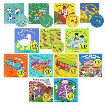 Songs And Rhymes Collection Set 1 - 13 8X8 Books W, CPYSTPLCBWH13