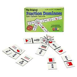 Fraction Dominoes Game By Wiebe Carlson Associates