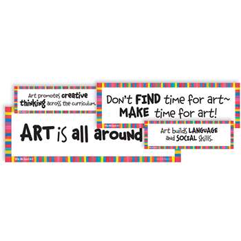 Why We Teach Art Display Cards By Crystal Productions