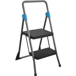 Cosco Steel 2-step Folding Step Stool - CSC11829GGB