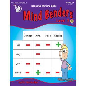 Mind Benders Book 3 By Critical Thinking Press