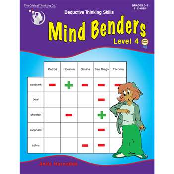 Mind Benders Book 4 By Critical Thinking Press