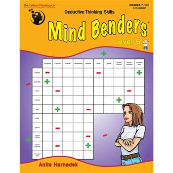 Mind Benders Book 6 By Critical Thinking Press