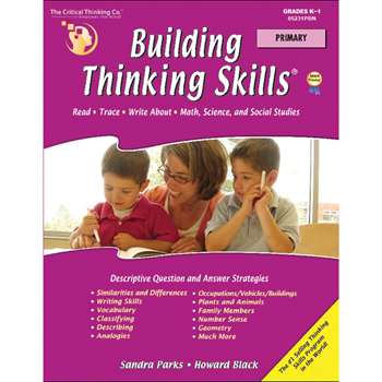 Building Thinking Skills Primary By Critical Thinking Press