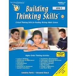 Building Thinking Skills Level 2 By Critical Thinking Press