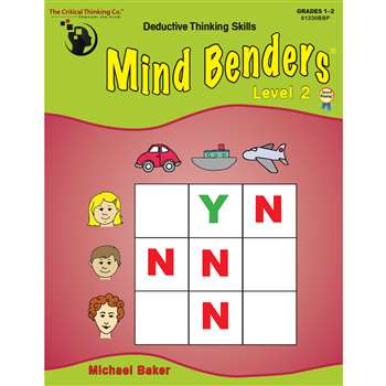 Mind Benders Beginning Book 2 Gr 1-2 By Critical Thinking Press