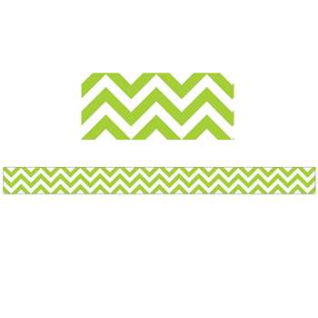 Lime Green Chevron Border By Creative Teaching Press