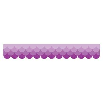 Ombre Purple Scallops Borders Paint, CTP0184