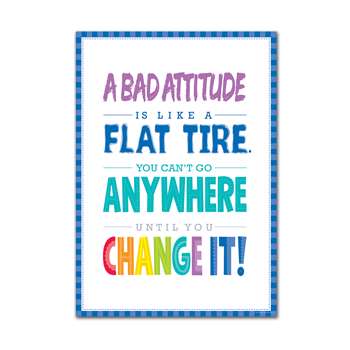 A Bad Attitude Is Inspire U Poster Paint, CTP0308
