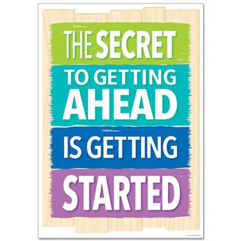 The Secret To Getting Ahead Inspire U Poster, CTP0318