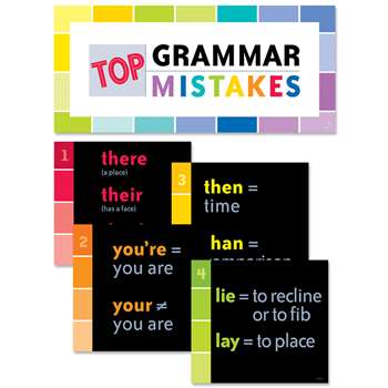 Top Grammar Mistakes Bulletin Board Set, CTP0607