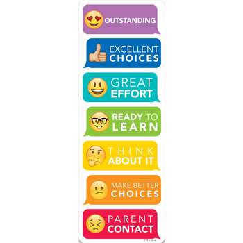 Emoji Fun Desktop Behavior Chart, CTP0699