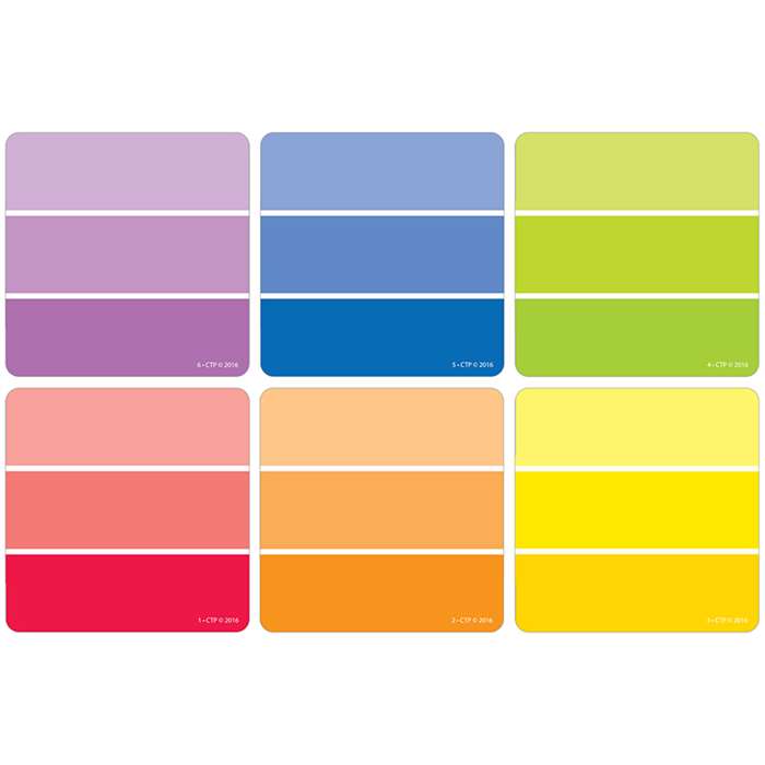 Paint Chips 3&quot; Cut Outs Painted Palette, CTP0824