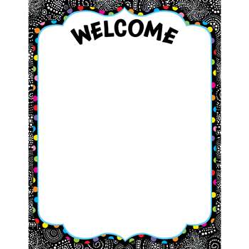 Bw Collection Welcome Chart By Creative Teaching Press
