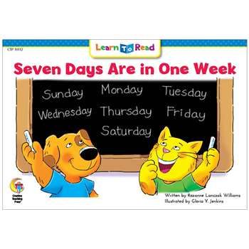 7 Days Are &quot; One Week Cat And Dog Learn To Read, CTP10112