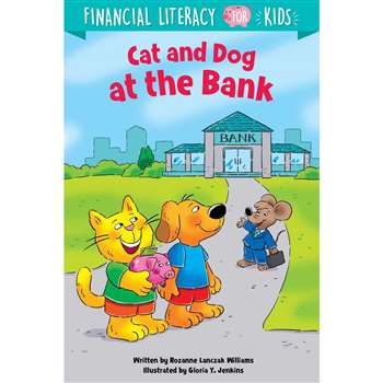 Cat And Dog At The Bank, CTP10263