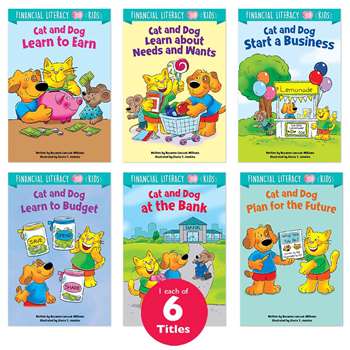 Financial Literacy Book Set 6 Books, CTP10272