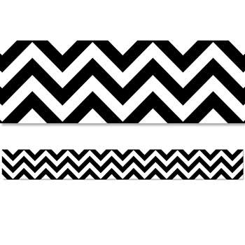 Black Chevron Border, CTP10469