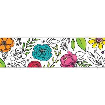 Bright Blooms Doodly Bloom Ez Bordr, CTP10672