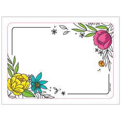 Bright Blooms Doodly Blooms Labels, CTP10693