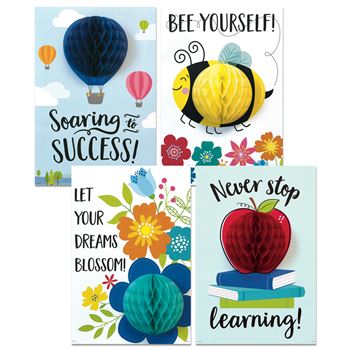 3D Pop Positive Mindset 4-Poster Pack Inspire U, CTP10697