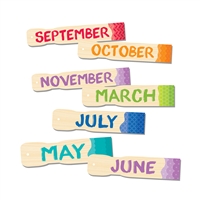 Painted Palette Months Of The Year Headlines, CTP1135