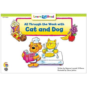 All Through The Week W Cat And Dog Learn To Read, CTP13650