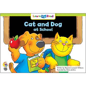 Cat And Dog At School Learn To Read, CTP13934