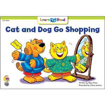 Cat And Dog Go Shopping Learn To Read, CTP14476