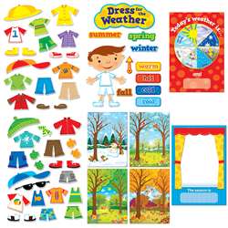 Dress For The Weather Bulletin Board Set By Creative Teaching Press